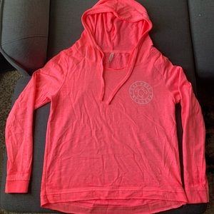 Pink Hooded Top